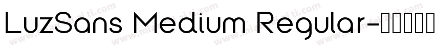 LuzSans Medium Regular字体转换